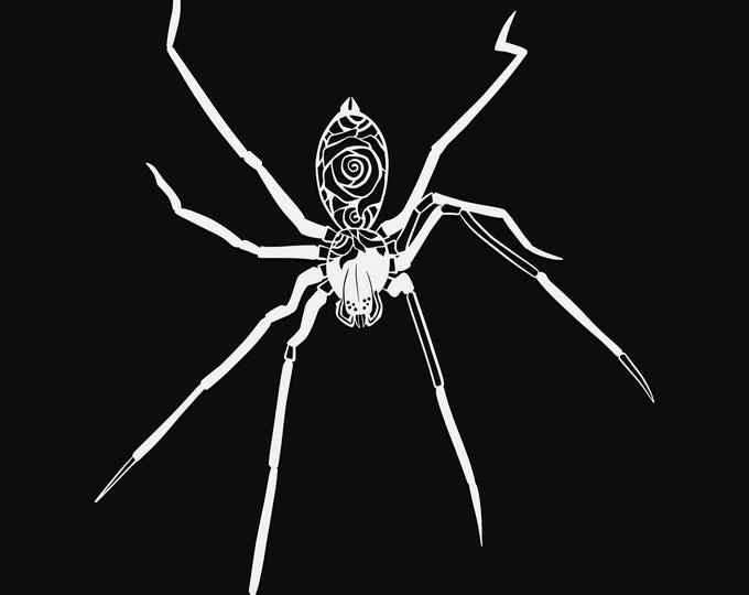 spider mandala svg cut file, glowforge file, vinyl template, laser cut file, halloween svg, cuttable wicca svg, clipart png