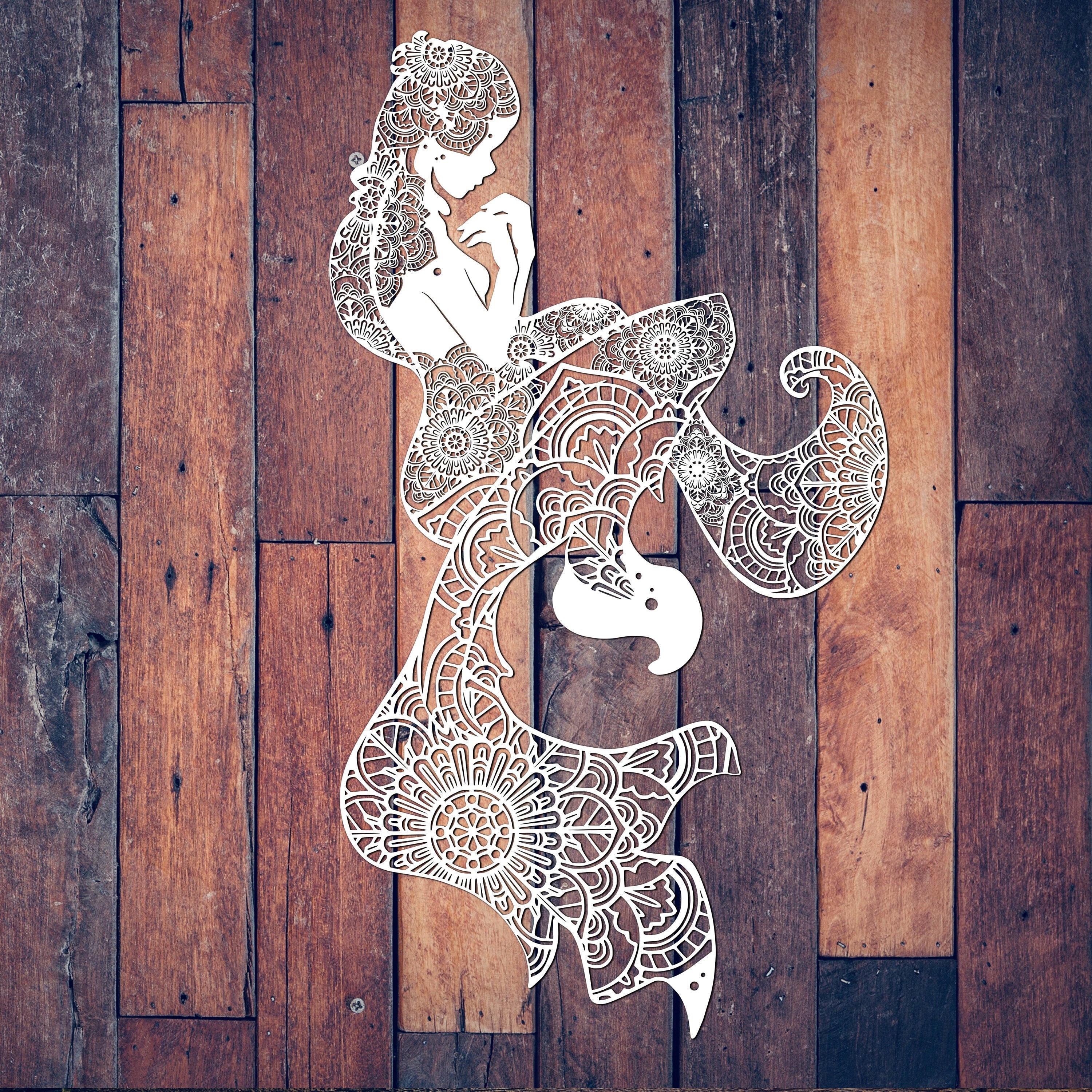 Free Free 275 Mermaid Svg Mandala SVG PNG EPS DXF File