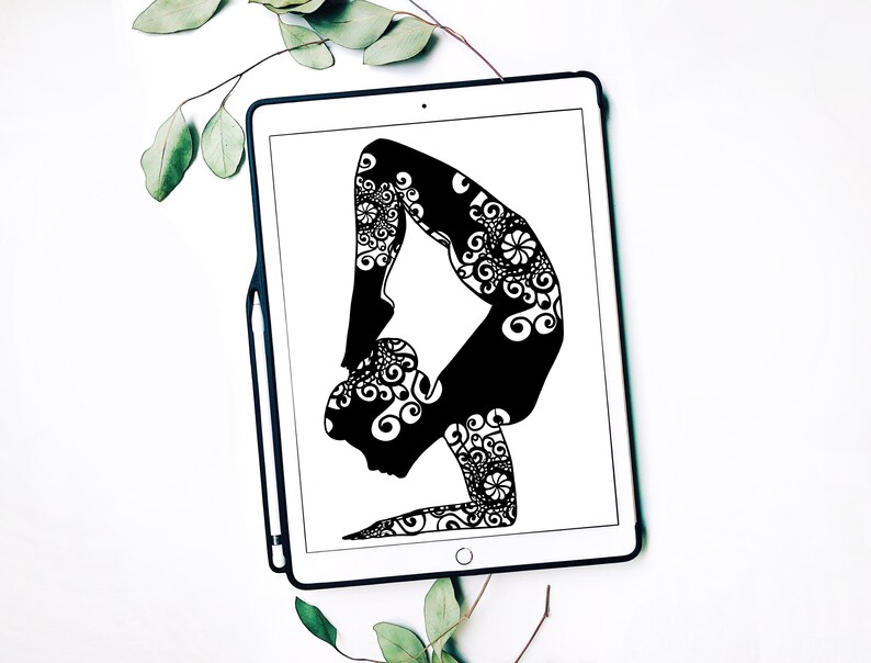 Download Card Making Stationery Templates Svg Files Svg Svg Files For Cricut Mandala Svg Yoga Svg Zentangle Inspired Yoga Pose Svg Papercut Art