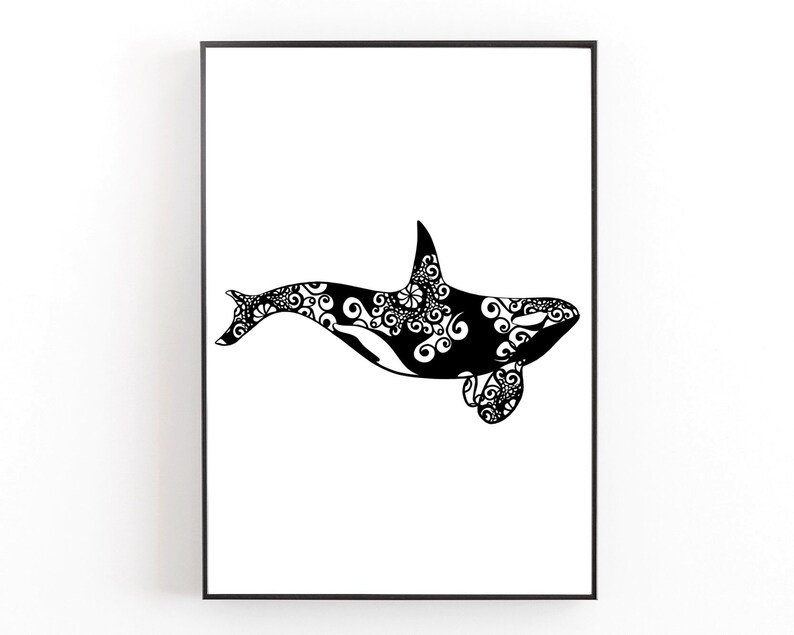 Download Whale Svg Orca Svg Mandala Svg Recommended For Projects 10 Etsy