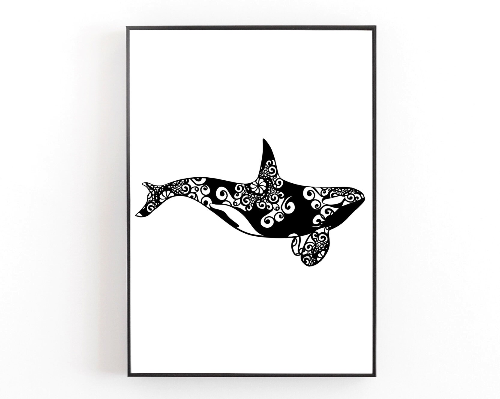 Download Whale Svg, Orca Svg, Mandala Svg