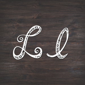 Download L Monogram Svg Mandala Svg Intricate Weeding: Recommended ...