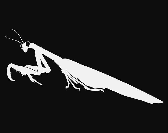 praying mantis svg cut file, glowforge file, monarch vinyl template, mantis laser cut file, reptile svg, cuttable bug svg, clipart png