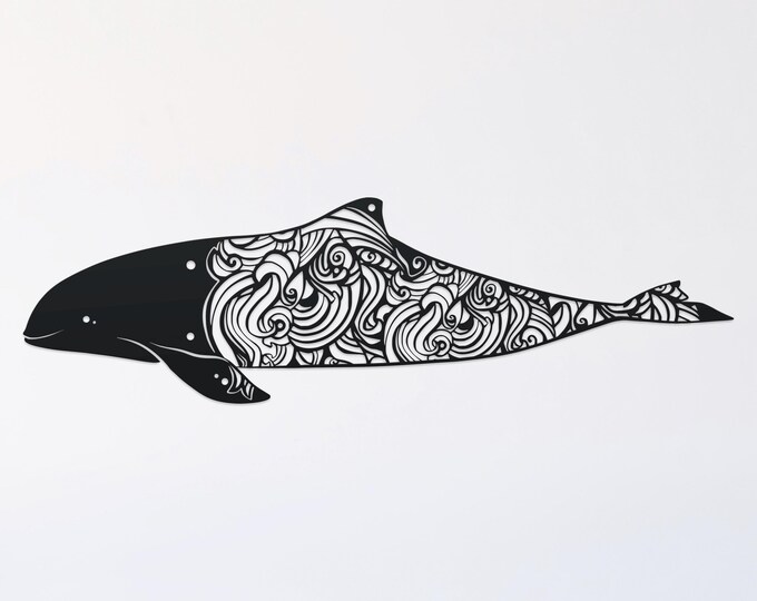 porpoise mandala svg cut file, glowforge file, vinyl template, laser cut file, animals svg, cuttable animal svg, clipart png