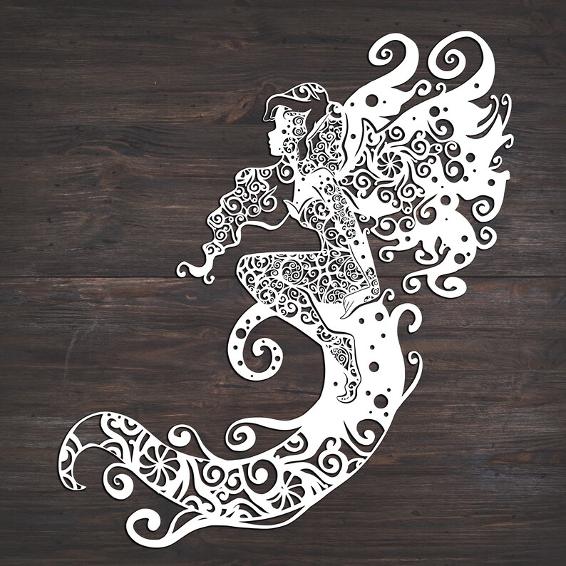 Download Fairy Svg Mandala Svg Recommended For Projects 10 inches ...