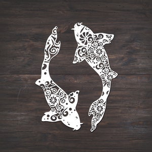 Download Gar Fish Svg Fish Svg Mandala Svg Intricate Weeding Etsy