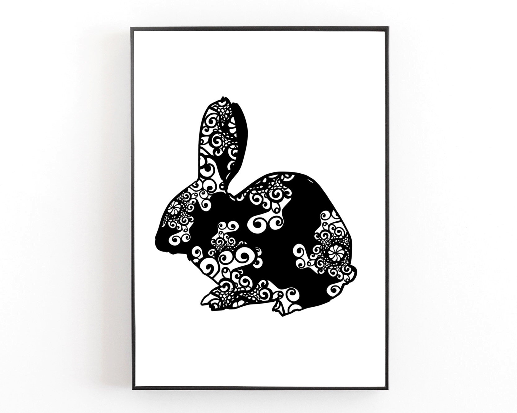 Download Bunny Svg, Rabbit Svg, Mandala Svg