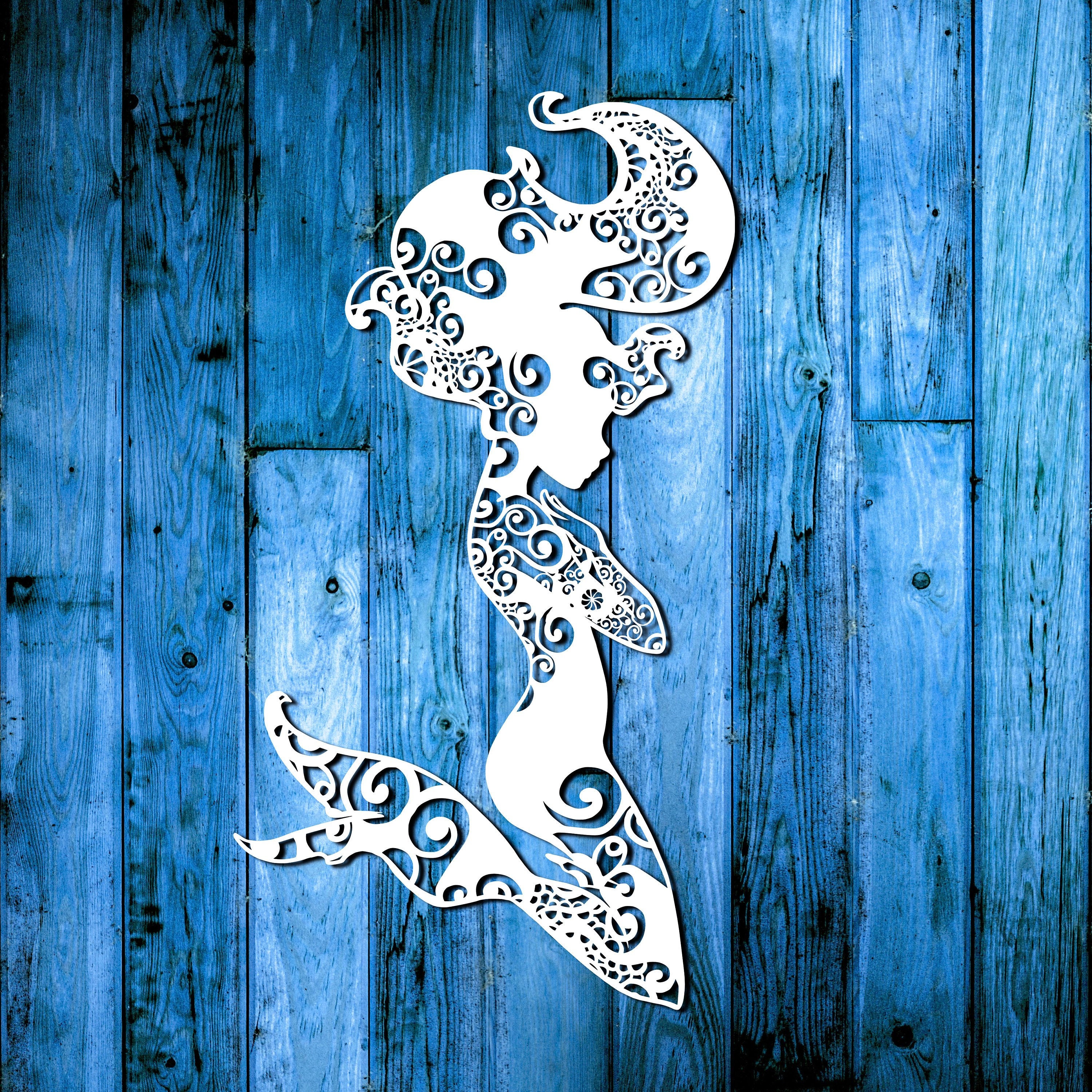Free Free 120 Mandala Mermaid Silhouette Mermaid Svg SVG PNG EPS DXF File