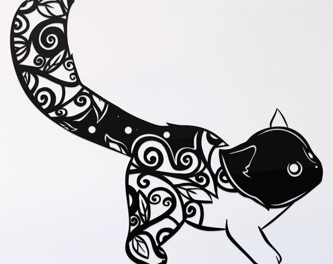 racoon mandala svg cut file, glowforge file, vinyl template, laser cut file, animal svg, cuttable animal svg, clipart png