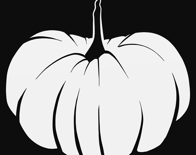 fall pumpkin svg cut file, glowforge file, vinyl template, laser cut file, seasonal svg, cuttable holiday svg, thanksgiving svg