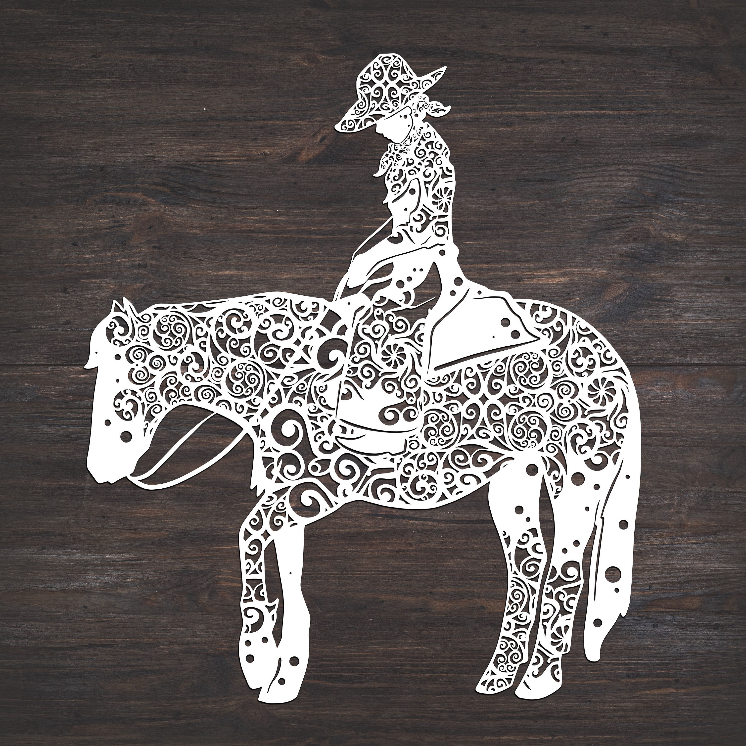 Download Mandala Layered Horse Svg Free - Layered SVG Cut File ...