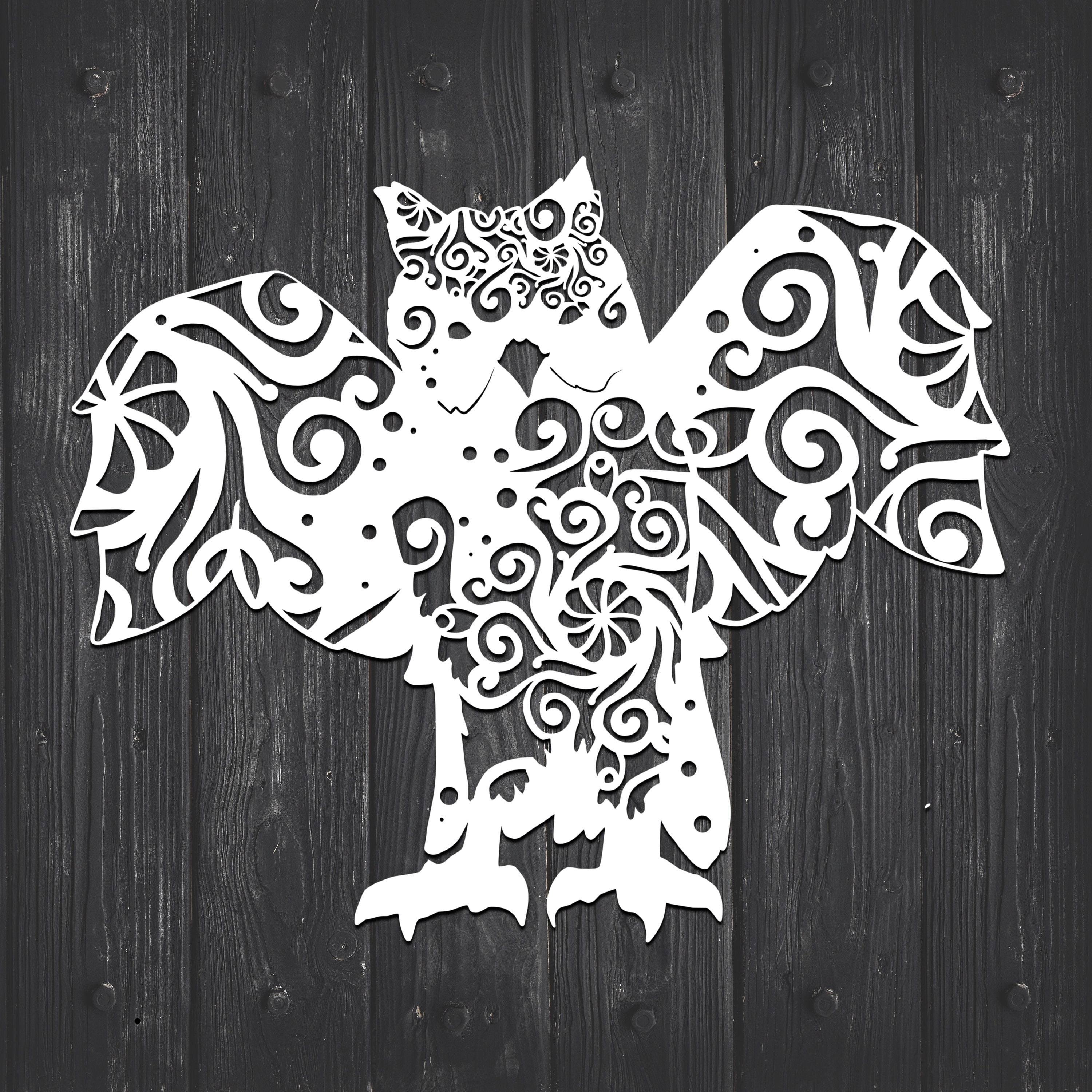 Download Owl Svg, Bird Svg, Mandala Svg (Recommended For Projects ...
