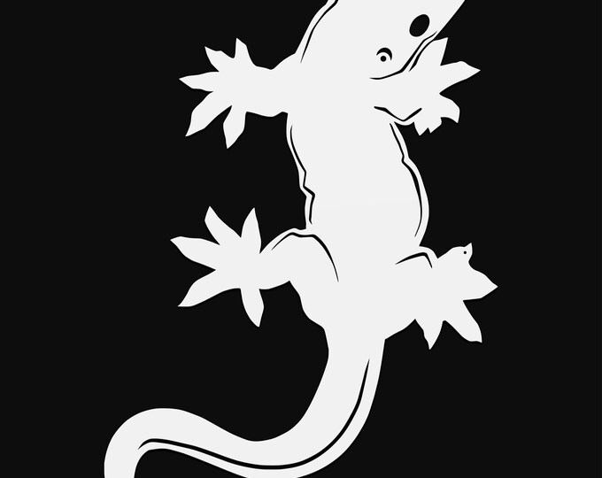 tokay gecko svg cut file, lizard glowforge file, vinyl template, laser cut file, reptile svg, cuttable animal svg, clipart png