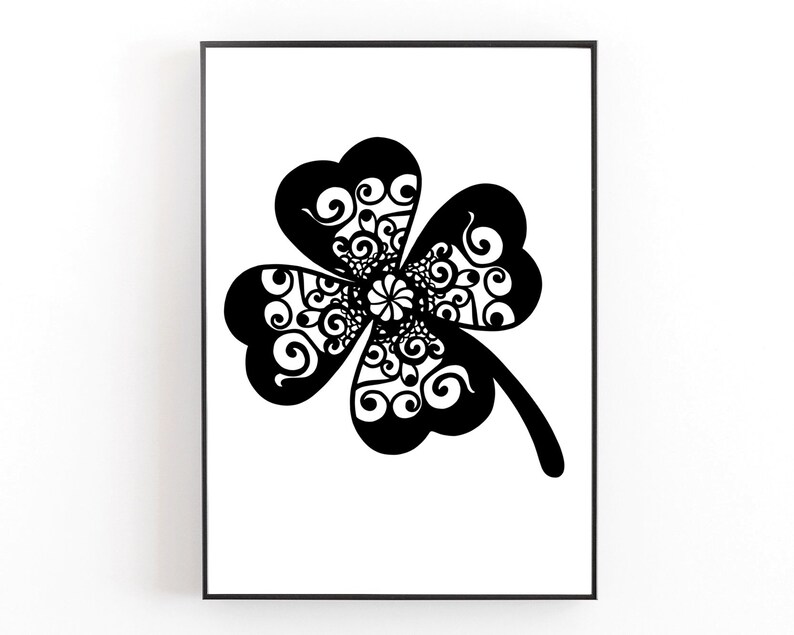 Download Shamrock Svg Clover Svg St Patricks Day Svg Mandala Svg | Etsy