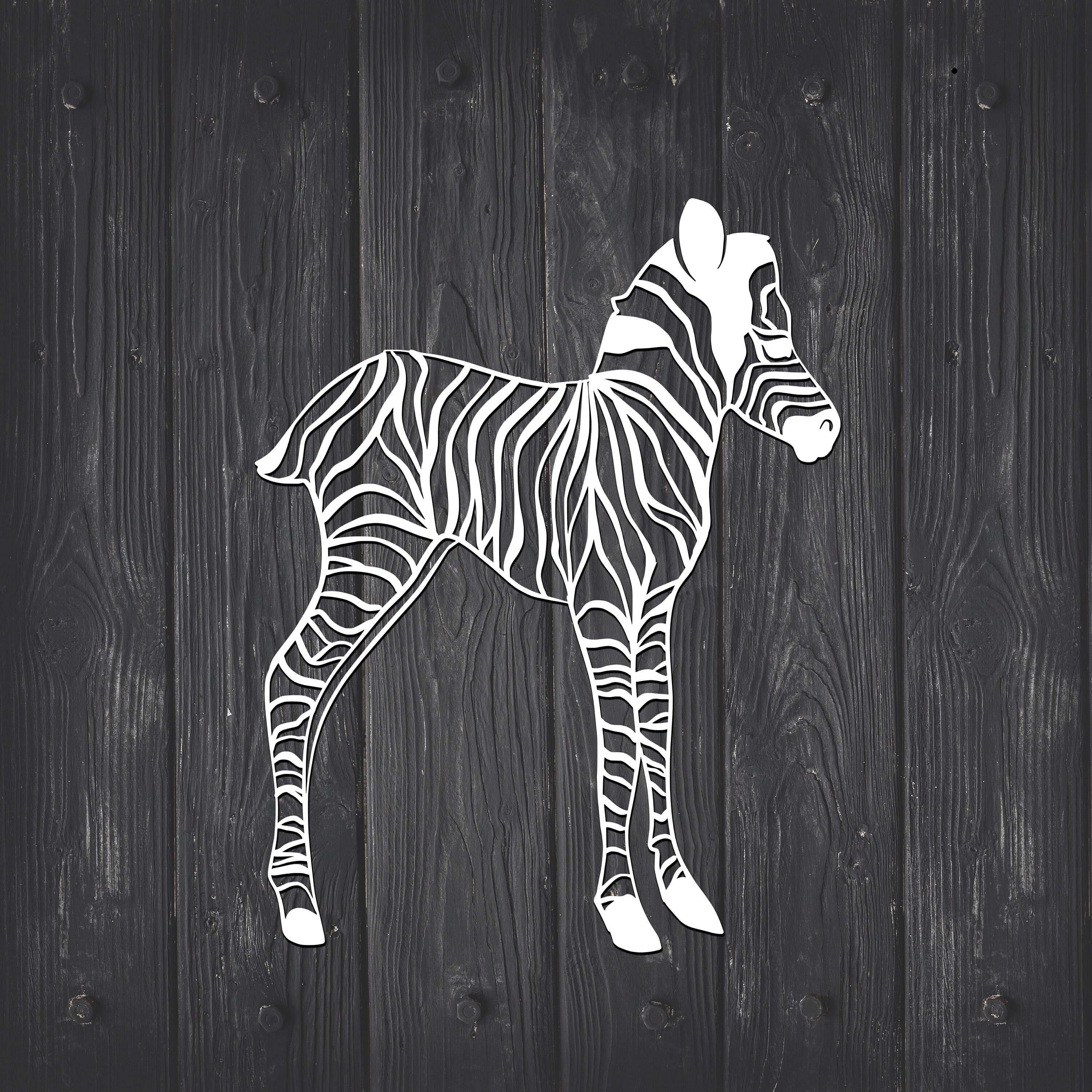 Download Baby Zebra Svg Intricate Weeding Recommended For Vinyl And Laser Projects 10 Inches