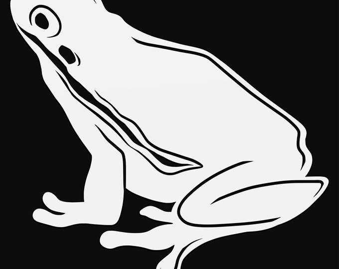 tree frog svg cut file, glowforge file, amphibian vinyl template, frog laser cut file, reptile svg, cuttable animal svg, clipart png