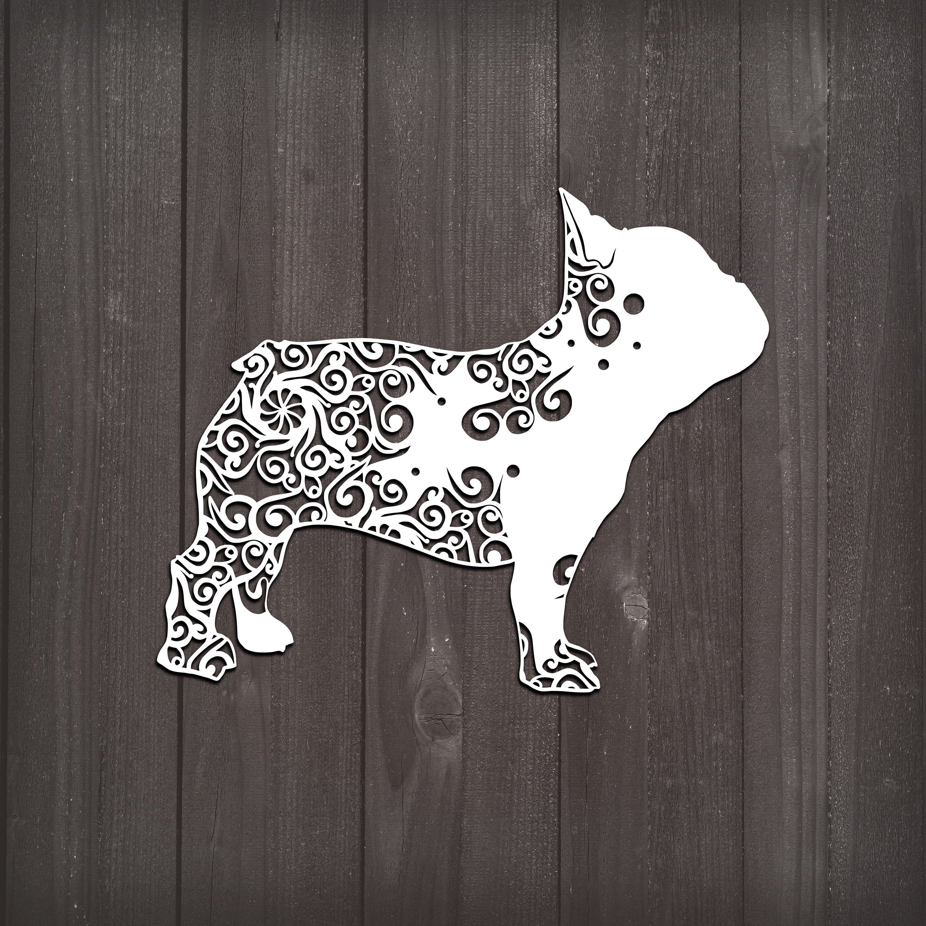Download French Bulldog Svg, Dog Svg, Mandala Svg (Intricate Weeding: Recommended For Vinyl Projects 10 ...