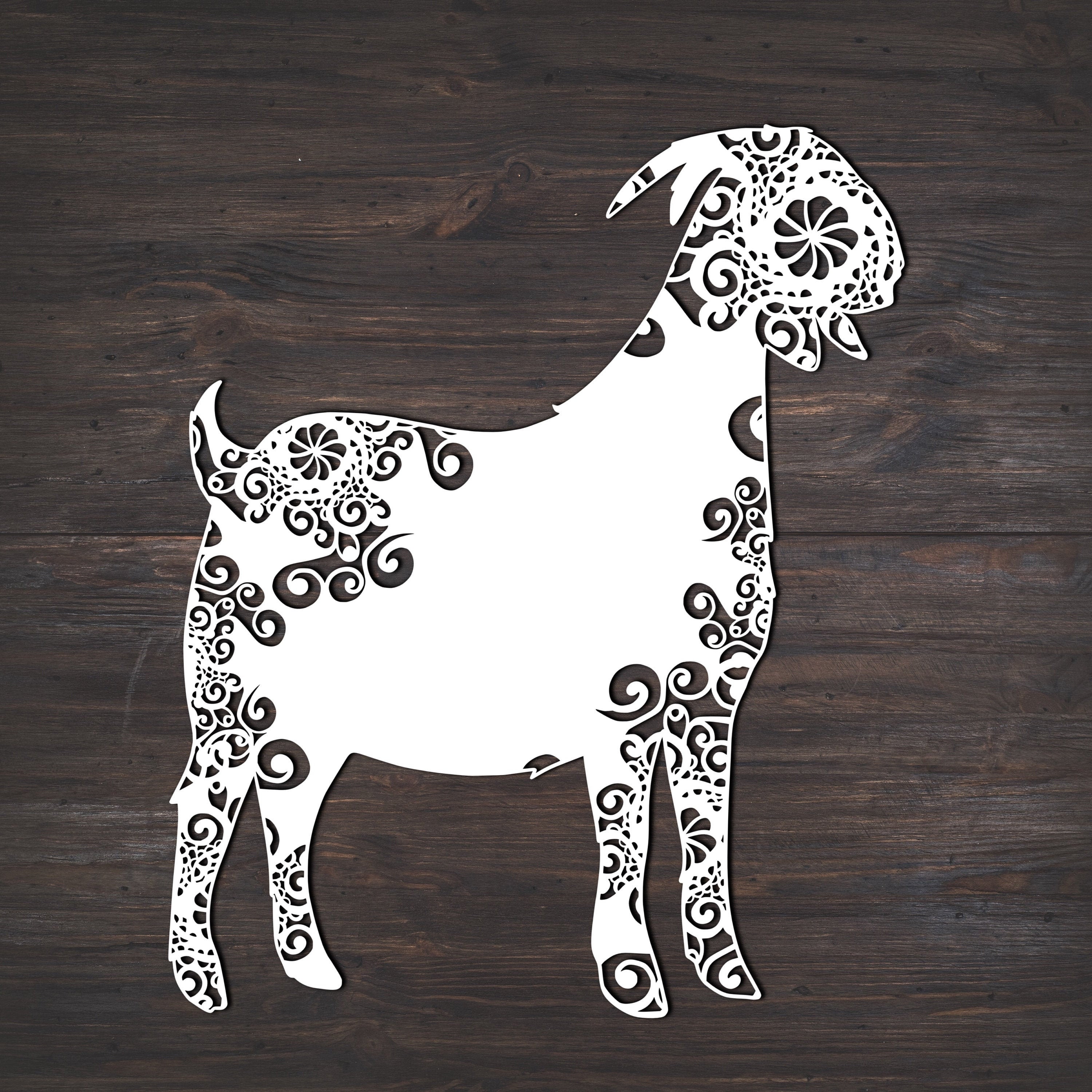 Download Goat Svg, Mandala Svg