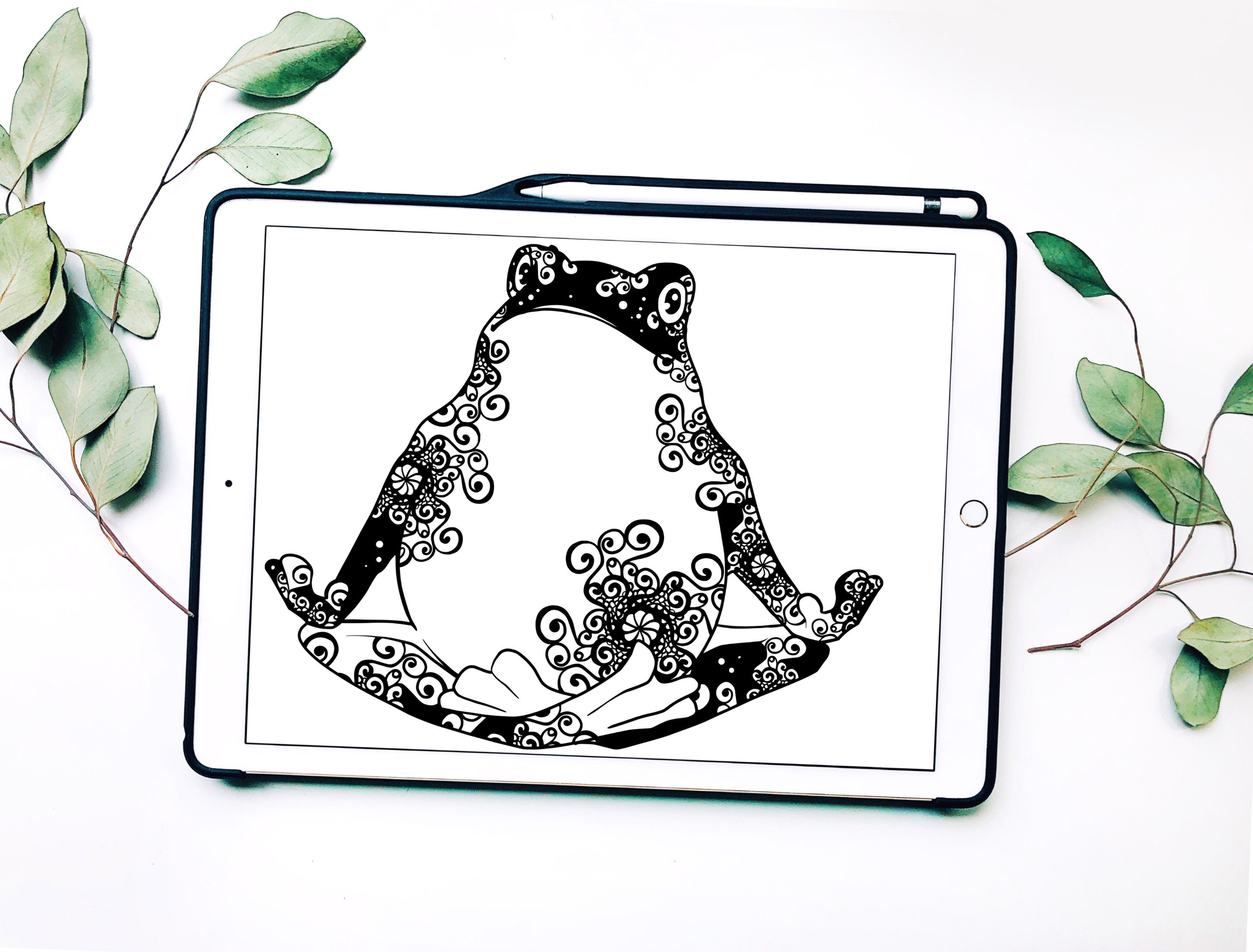 Free Free 347 Frog Mandala Svg SVG PNG EPS DXF File