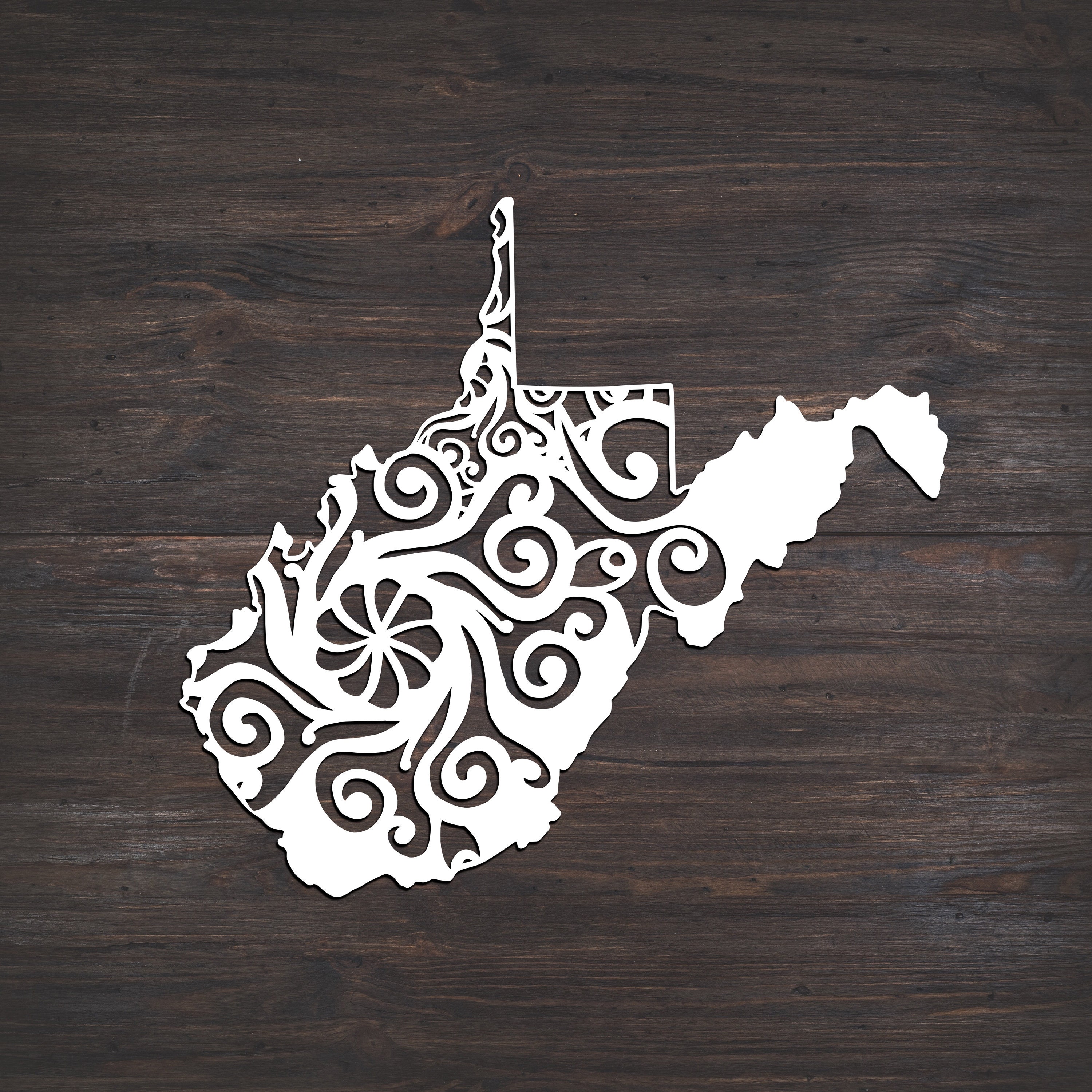 Download West Virginia Svg, State Svg, Mandala Svg