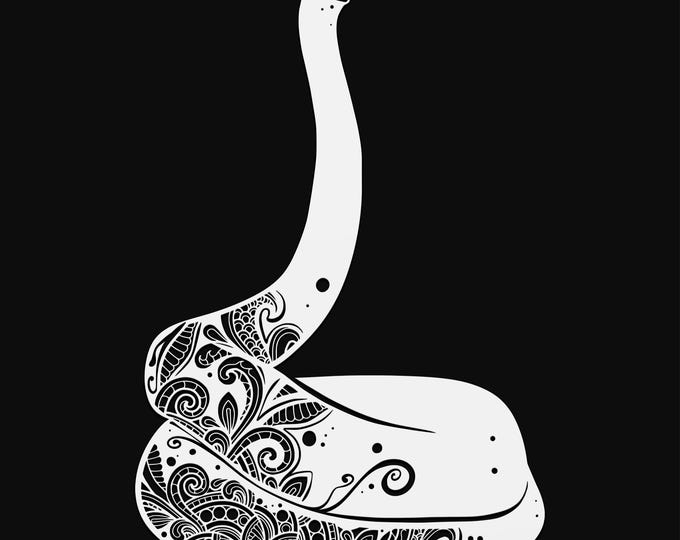 ball python mandala cut file, snake glowforge file, vinyl template, laser cut file, amphibian svg, cuttable animal svg, clipart png