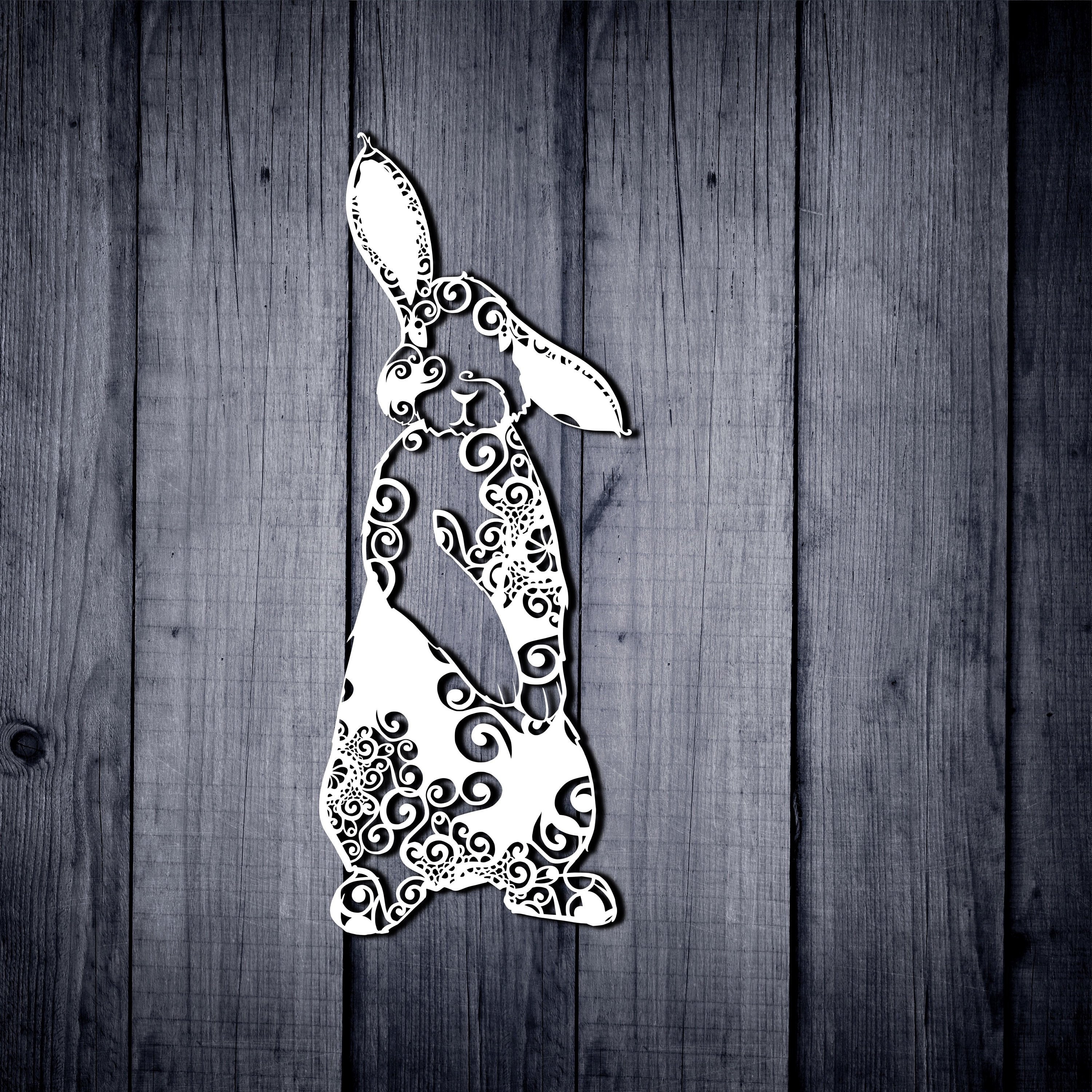 Download Rabbit Svg, Mandala Svg