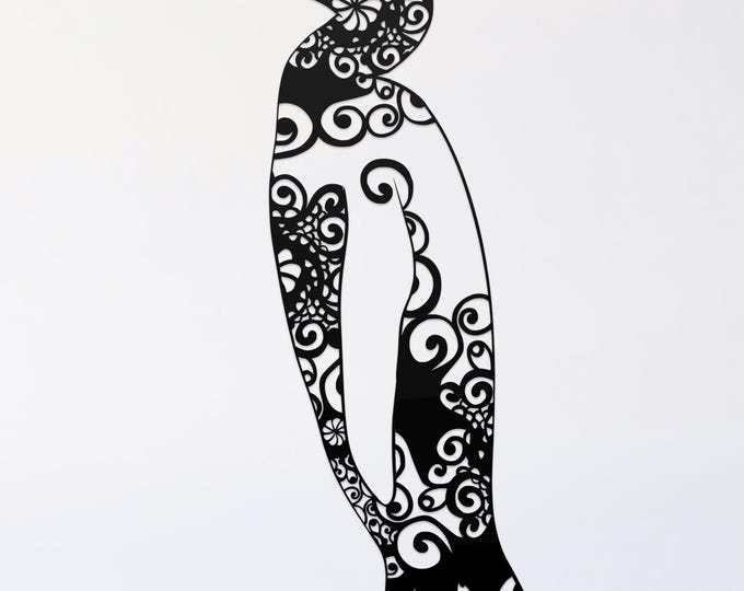 penguin mandala svg cut file, glowforge file, vinyl template, laser cut file, bird svg, cuttable animal svg, clipart png