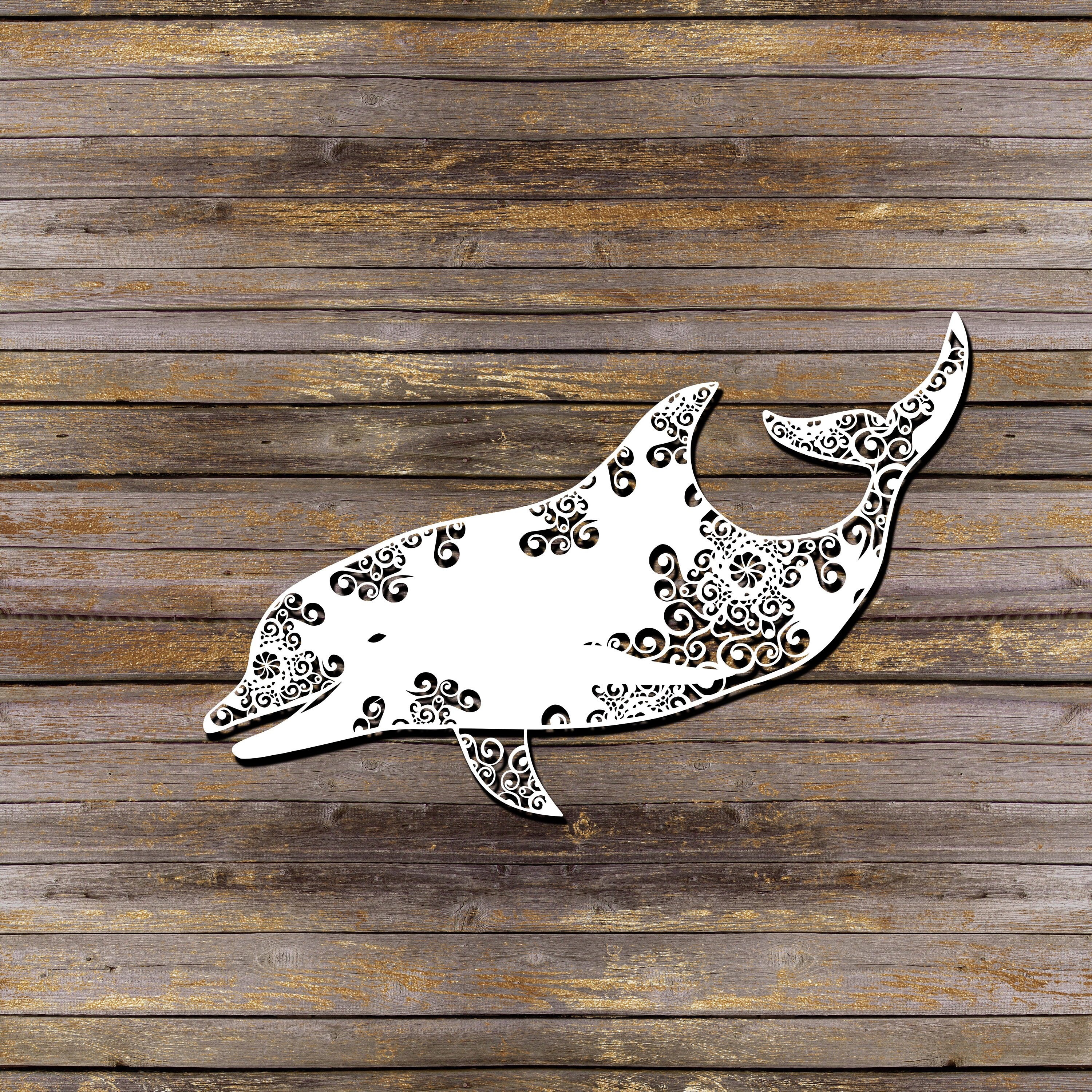 Download Dolphin Svg, Mandala Svg