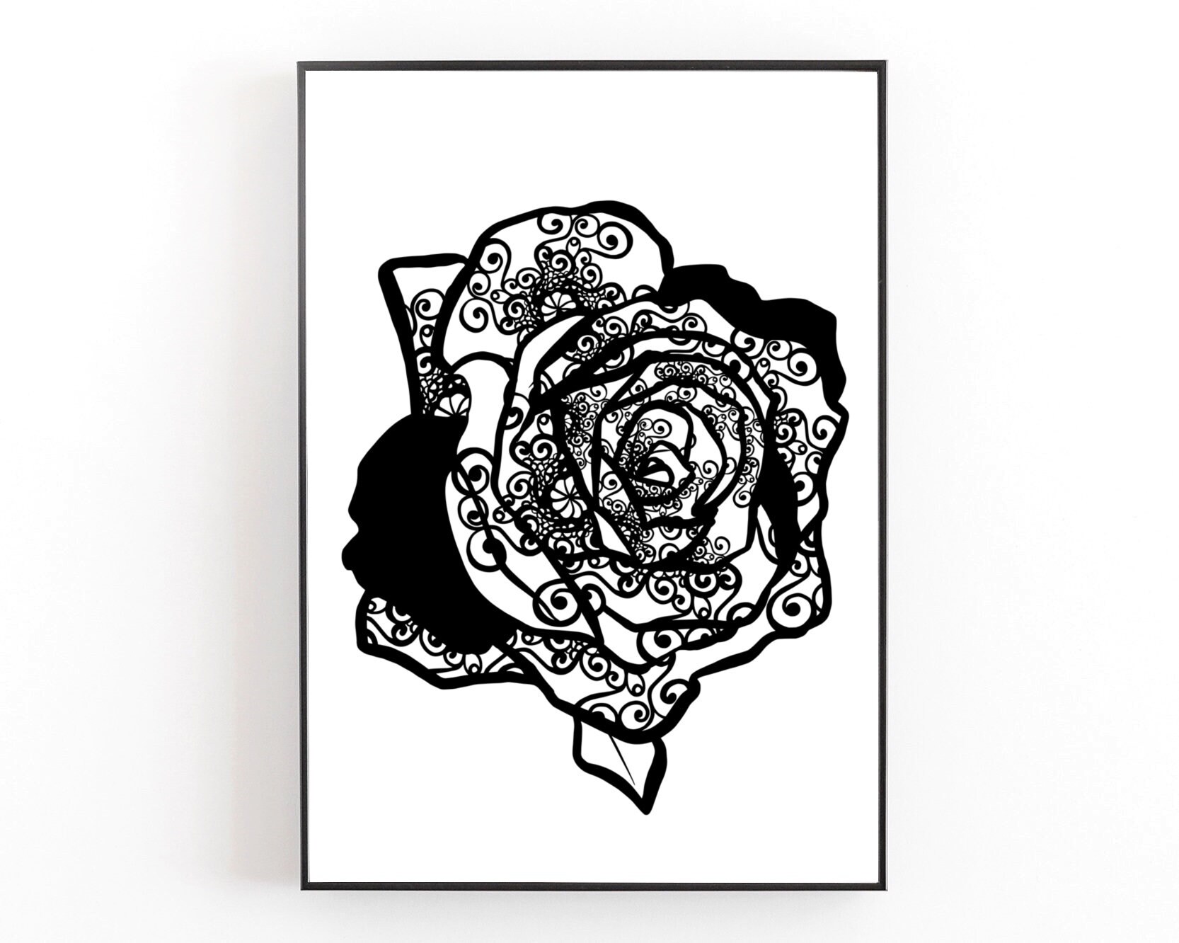 Download Flower Svg, Rose Svg, Mandala Svg