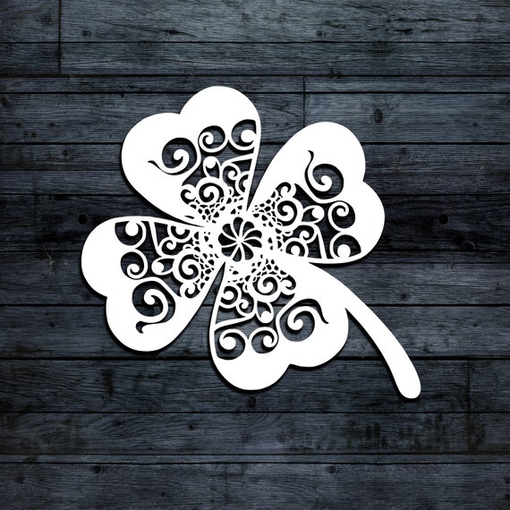 Download Shamrock Svg Clover Svg St Patricks Day Svg Mandala Svg Etsy