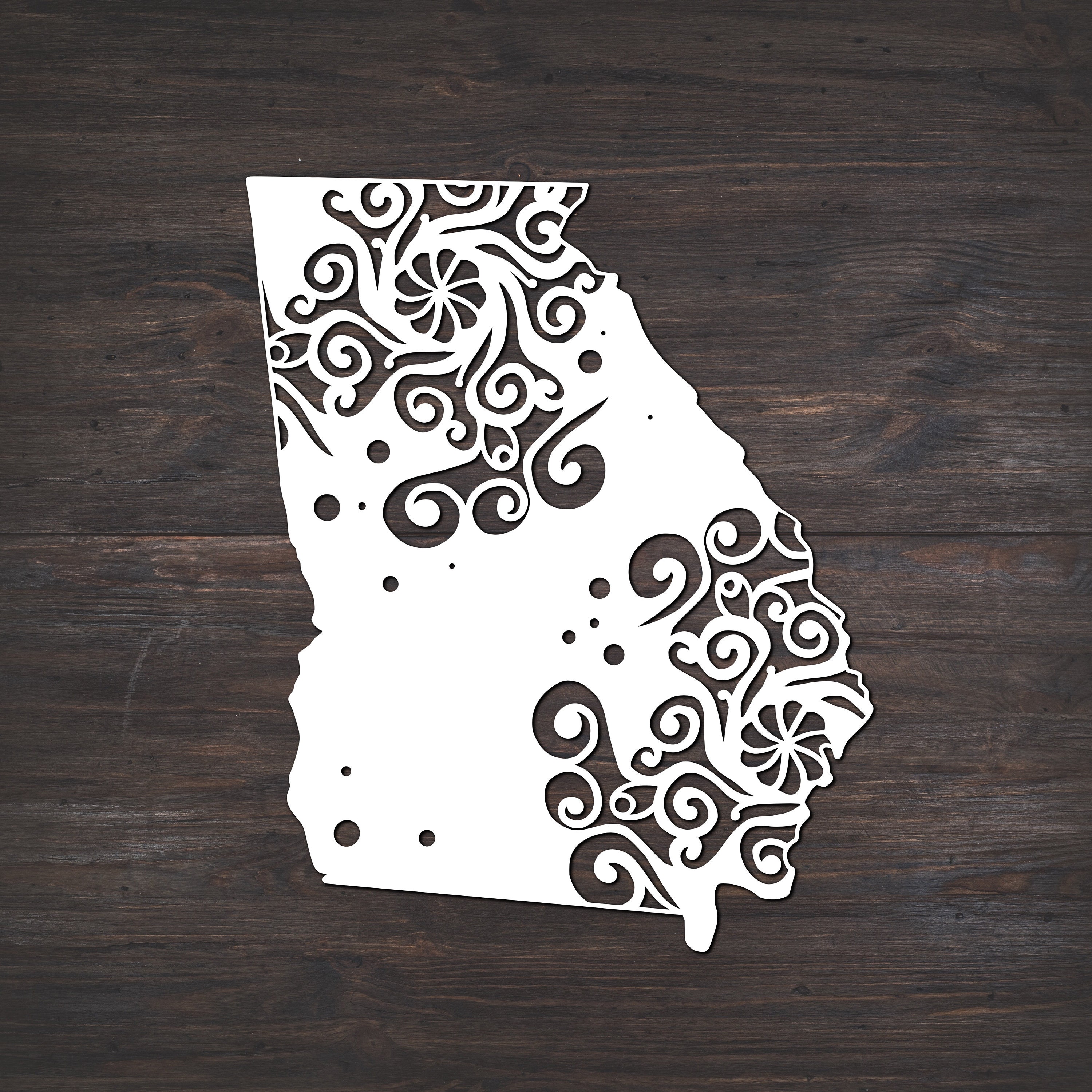 Download Georgia State Svg Mandala Svg Intricate Weeding Recommended For Vinyl Projects 10 Inches