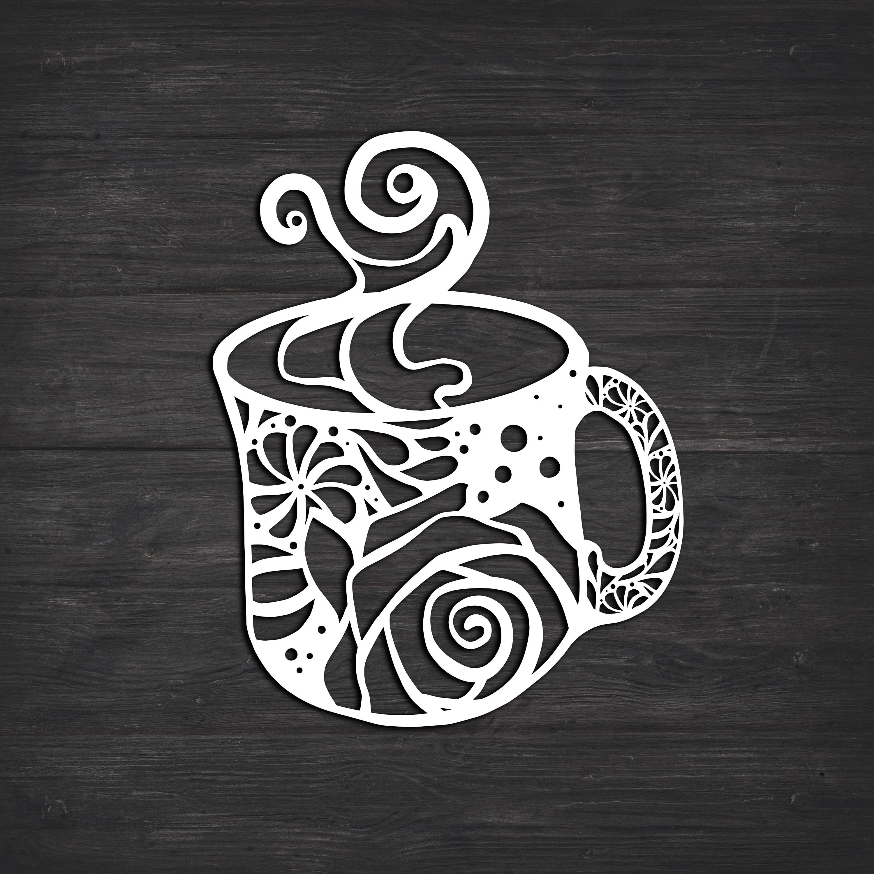 Download Mug Svg, Mandala Svg (Recommended For Projects 10 inches )