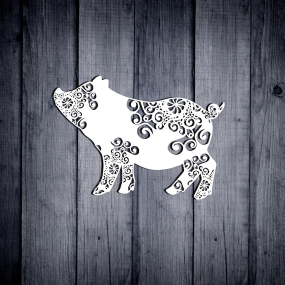 Download Pig Svg Mandala Svg Pig Mandala Svg Intricate Weeding Etsy