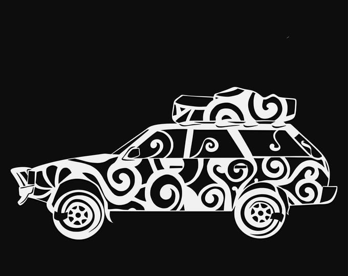 camping car mandala svg cut file, glowforge file, vinyl template, laser cut file, lifestyle svg, cuttable laser svg, clipart png