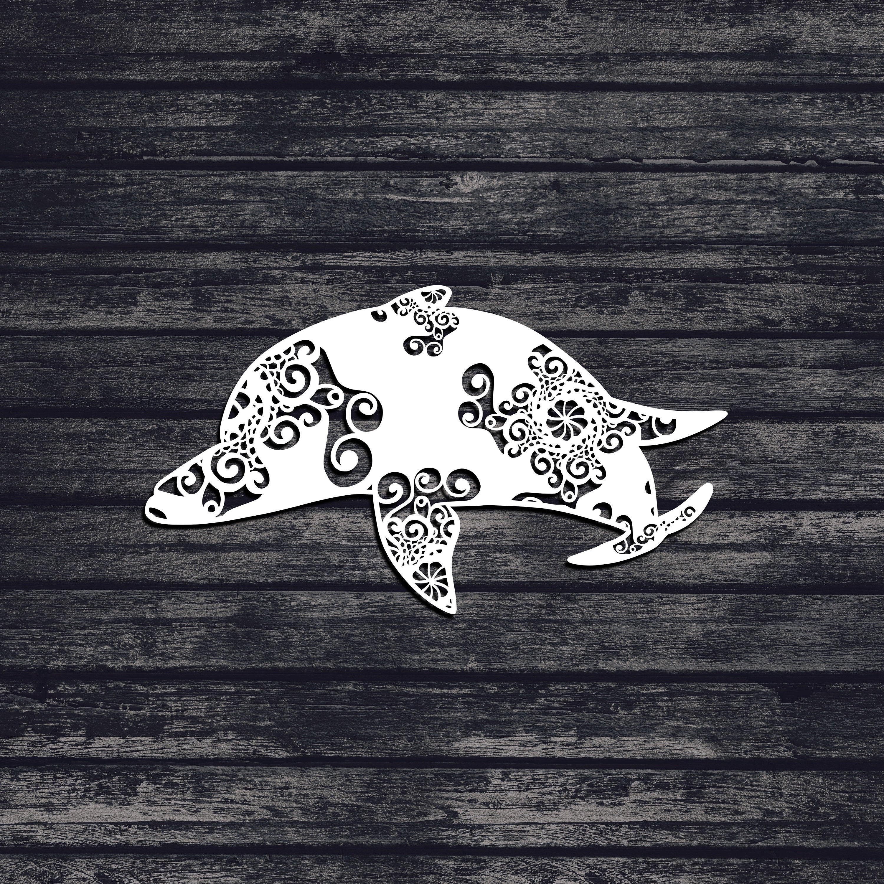 Download Dolphin Svg, Mandala Svg