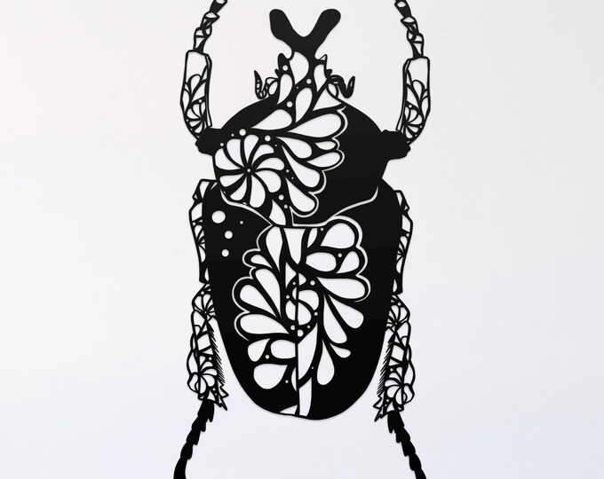 scarab mandala svg cut file, bug glowforge file, vinyl template, laser cut file, scarab svg, cuttable wicca svg, clipart png