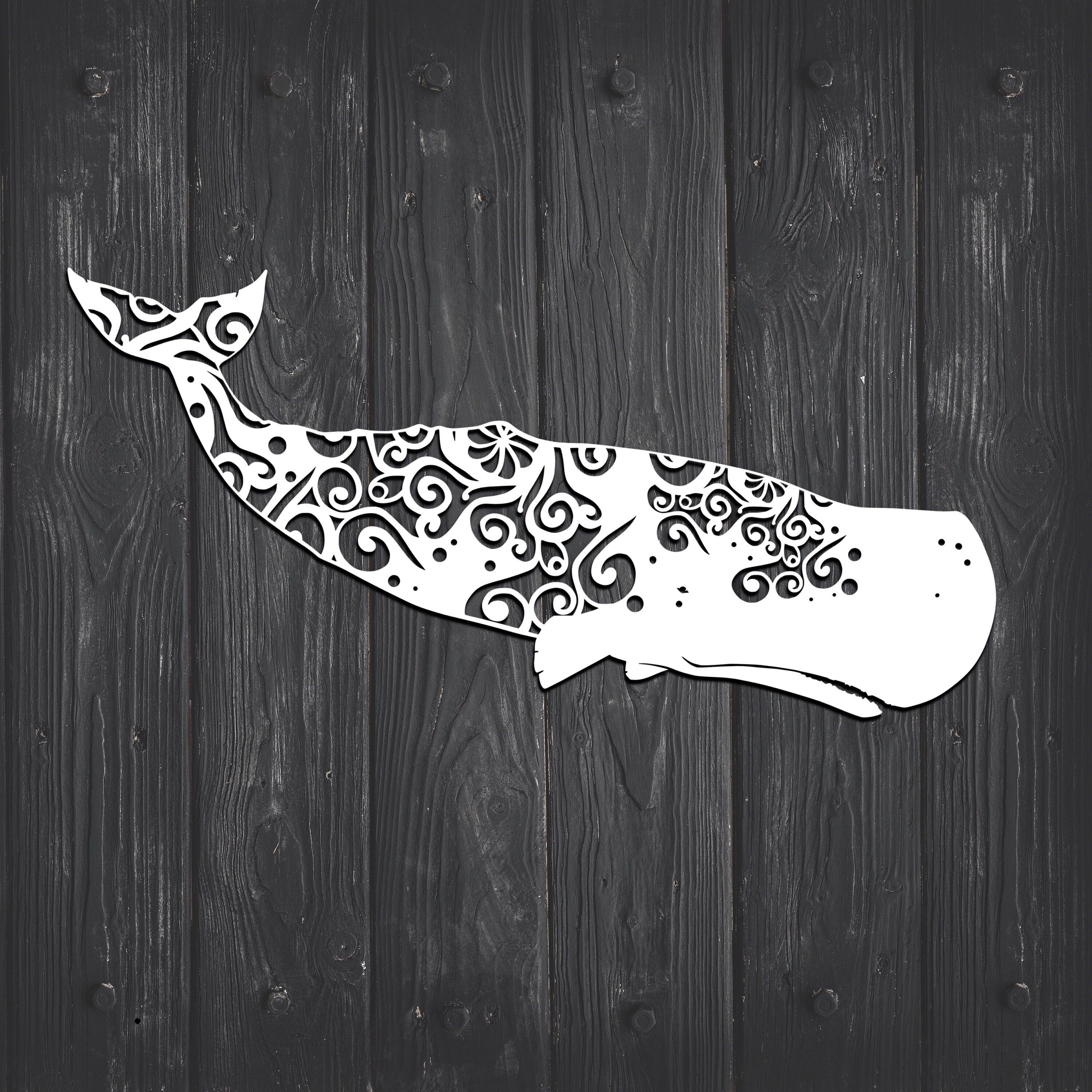 Download Sperm Whale Svg, Whale Svg, Mandala Svg (Intricate Weeding: Recommended For Vinyl Projects 10 ...