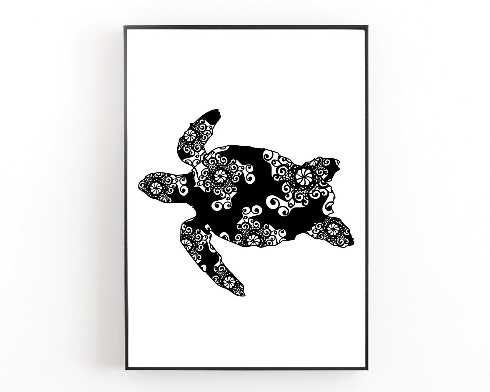 Download Sea Turtle Svg, Tortoise Svg, Turtle Svg, Mandala Svg, Zentangle Inspired, Papercut Art, Svg ...