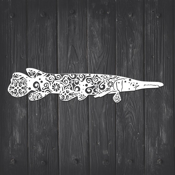 Download Gar Fish Svg Fish Svg Mandala Svg Intricate Weeding Etsy
