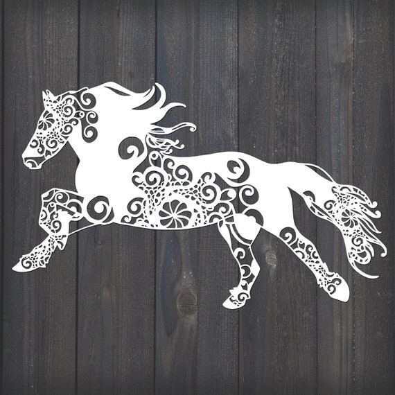 Download Horse Svg Mandala Svg Intricate Weeding Recommended For Vinyl And Laser Projects 10 Inches