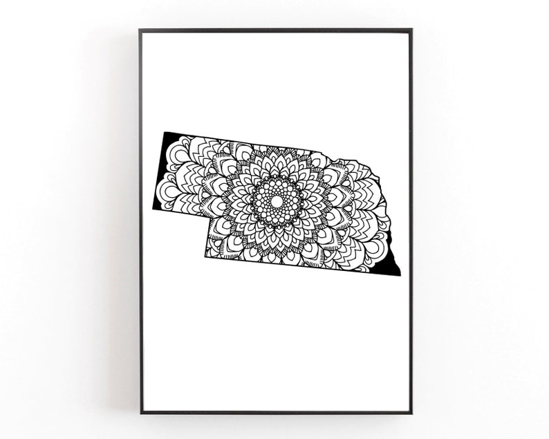 Download Mandala Svg Zentangle Inspired Papercut Art Svg Nebraska State Svg Svg Files For Cricut Svg Files Card Making Stationery Papercraft