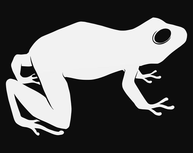 frog svg cut file, glowforge file, amphibian vinyl template, frog laser cut file, reptile svg, cuttable animal svg, clipart png