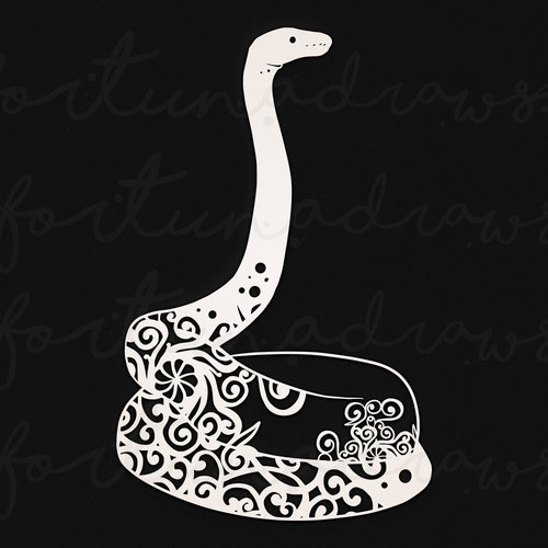 Periscoping Ball Python Svg Cut File for Laser and Vinyl - Etsy