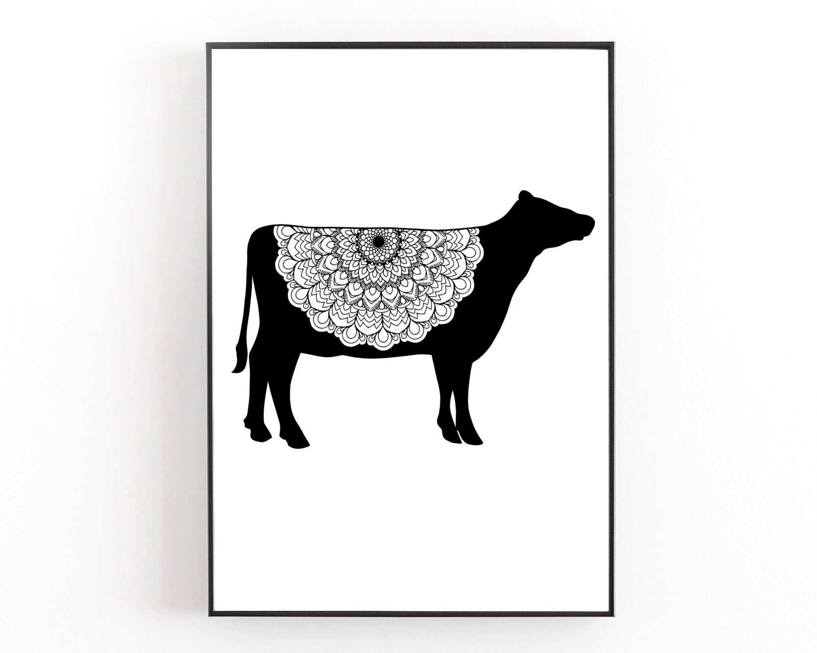 Download Cow Svg, Mandala Svg