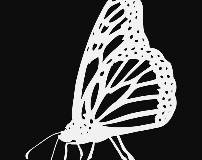 butterfly svg cut file, glowforge file, monarch vinyl template, butterfly laser cut file, reptile svg, cuttable bug svg, clipart png