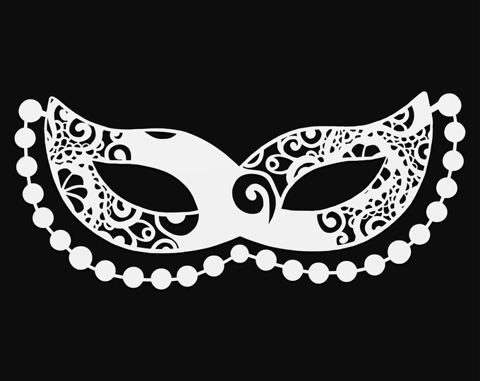 masquerade mask mandala svg cut file, glowforge file, vinyl template, laser cut file, seasonal svg, cuttable holiday svg, clipart png
