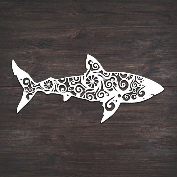 Download Great White Shark Svg Mandala Svg Recommended For Projects ...