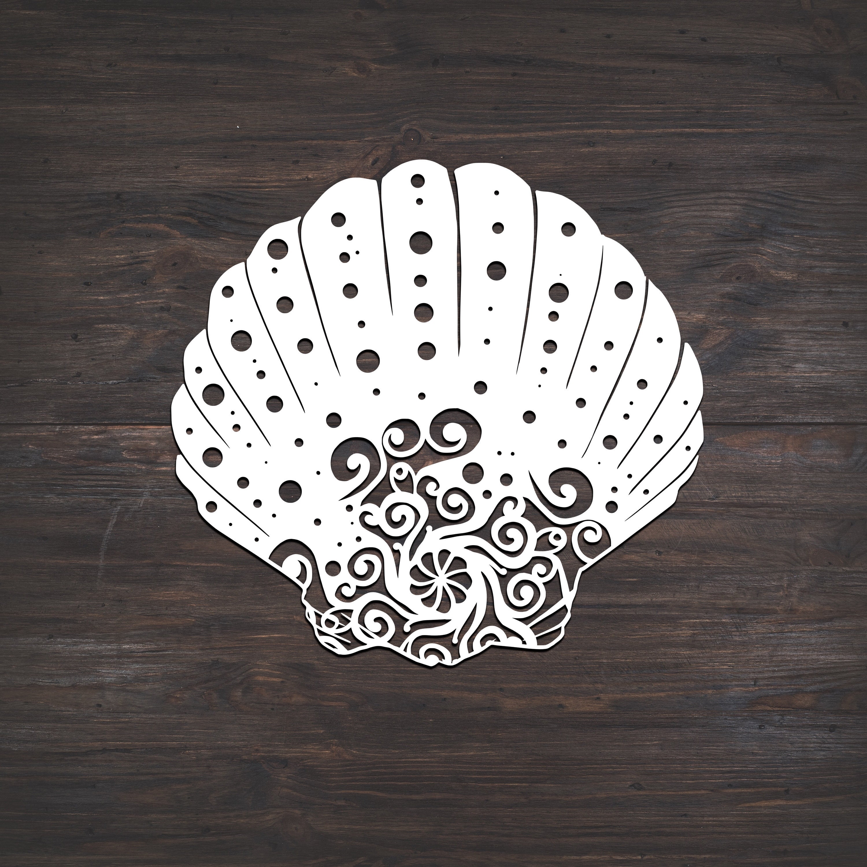 Download Seashell Svg, Ocean Svg, Mandala Svg