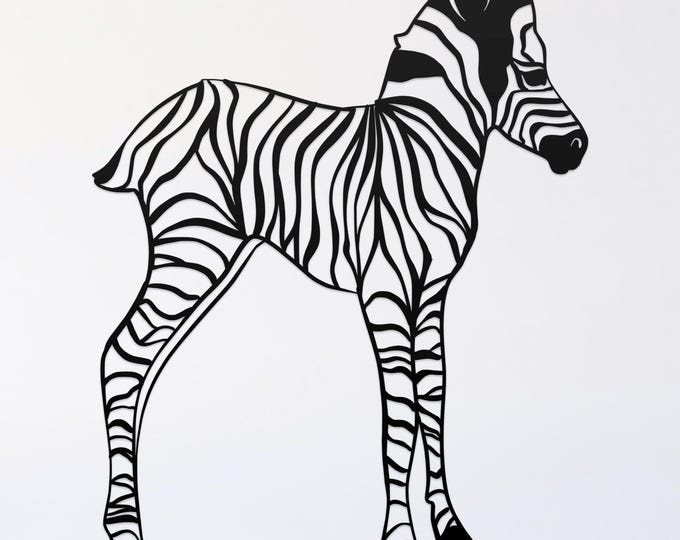 zebra svg cut file, glowforge file, vinyl template, laser cut file, zoo animal svg, cuttable animal svg, clipart png