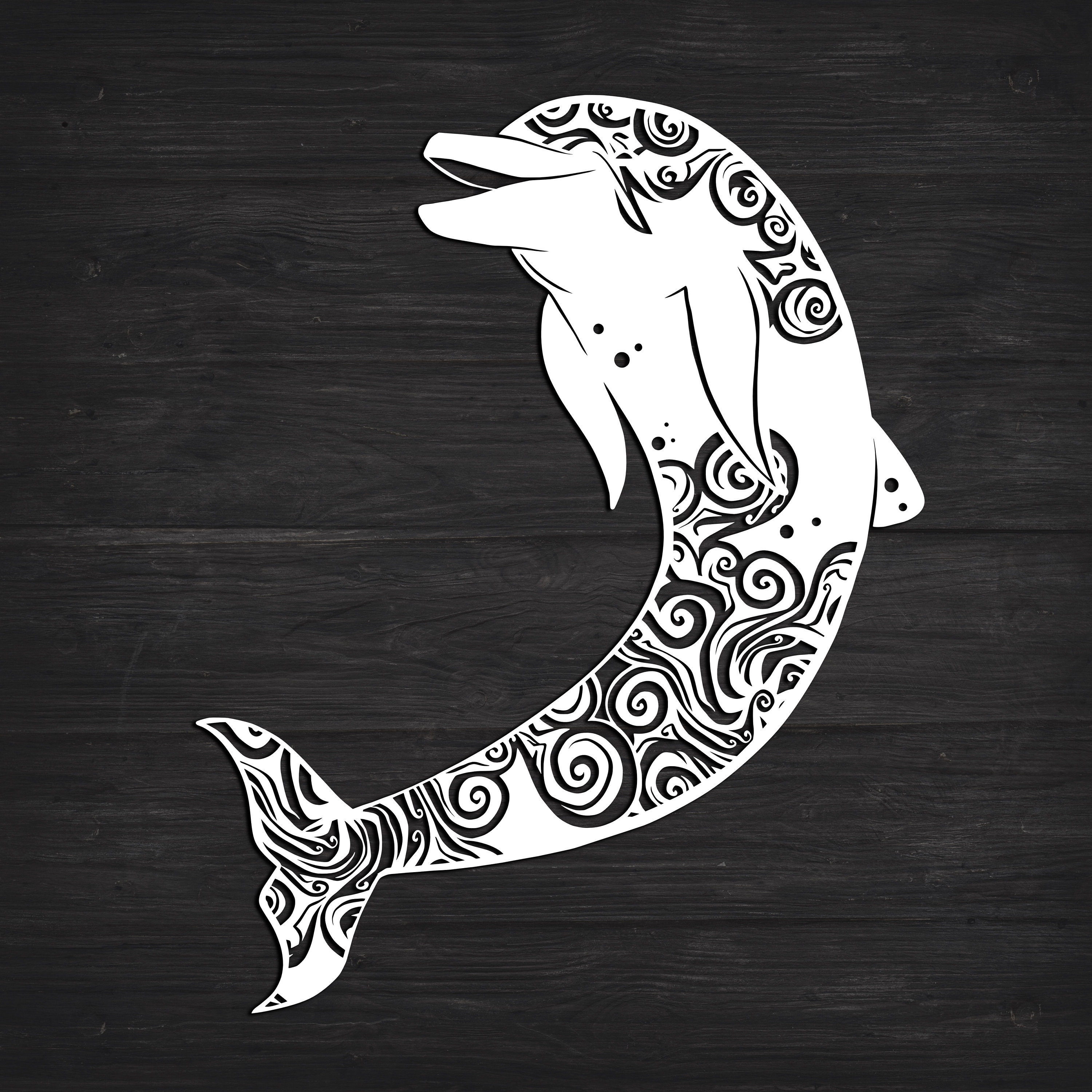 Download Dolphin Svg Mandala Svg Intricate Weeding Recommended For Vinyl And Laser Projects 10 Inches